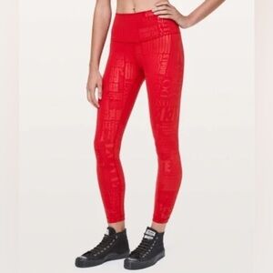 Lululemon Wunder Under Hi-Rise 7/8 Tight *20Y Collection Manifesto